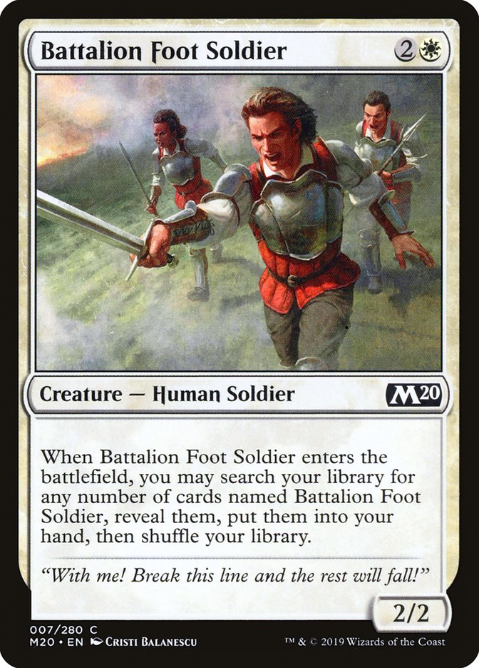 Battalion Foot Soldier (M20-C-FOIL)