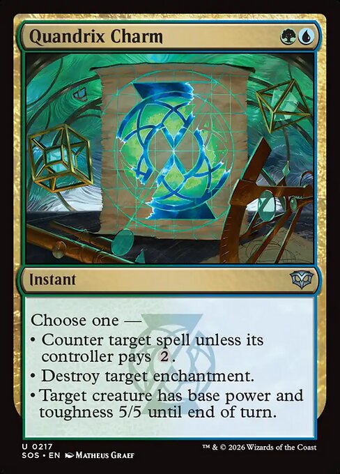 Quandrix Charm [ #0217 ] (SOS-U)