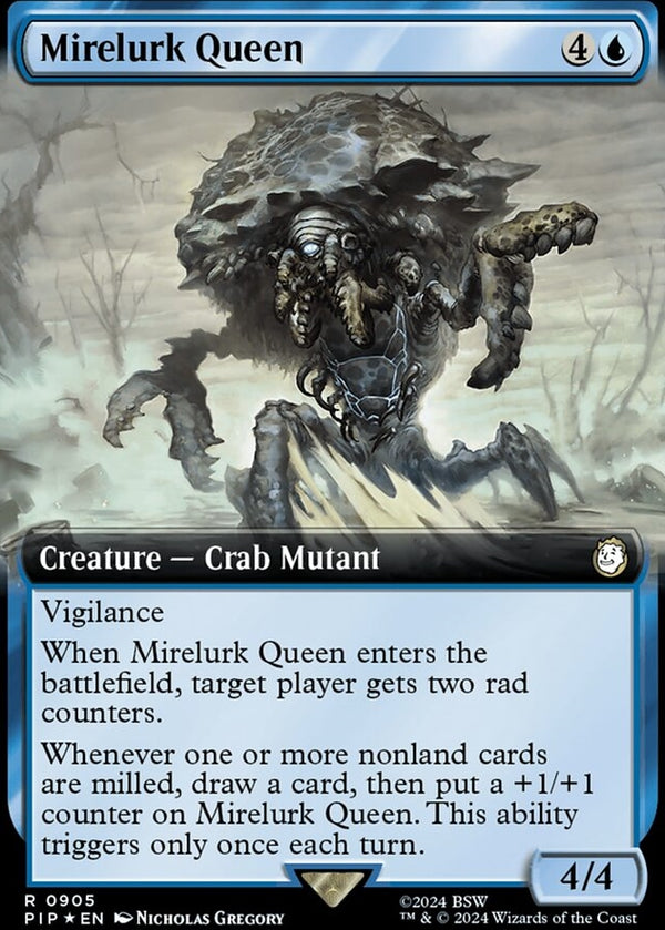 Mirelurk Queen [#0905 Extended Art Surge Foil] (PIP-R)