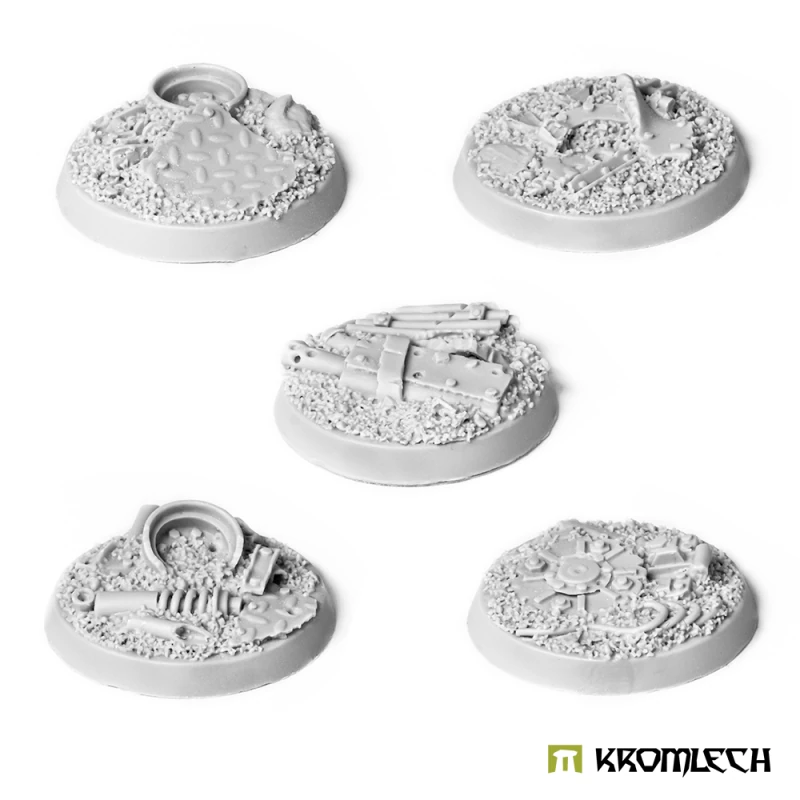 Kromlech KRRB044: Junk City round 32mm Set 2 (5)