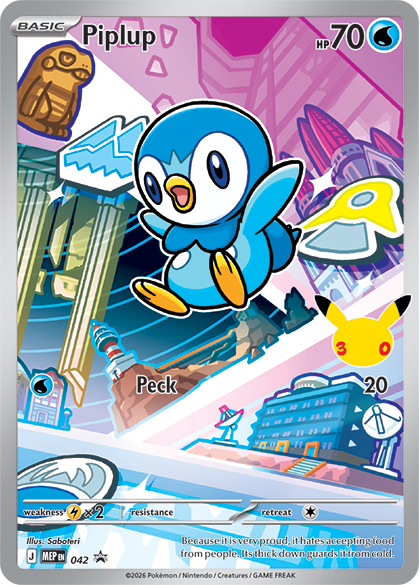 Piplup - 042 (MEP)  Promo