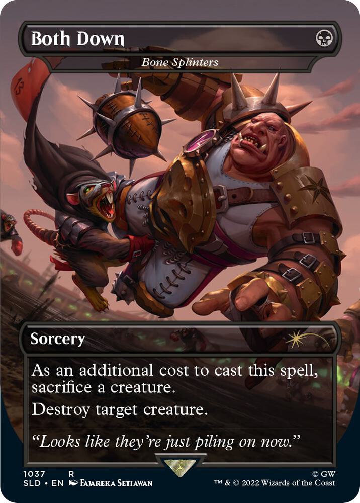 Both Down - Bone Splinters [#1037 Borderless] (SLD)