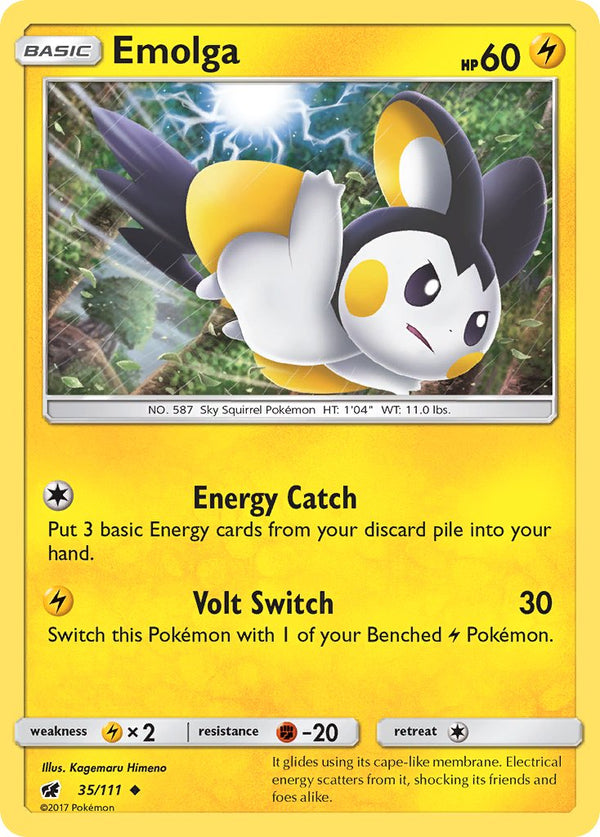 Emolga - 035/111 (CIN) Uncommon - Near Mint