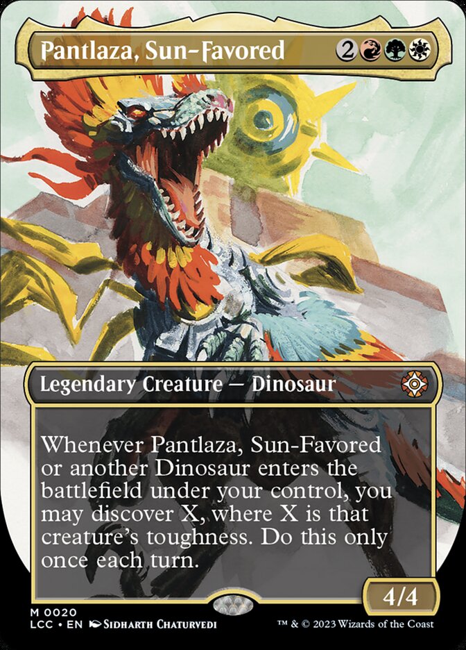 Pantlaza, Sun-Favored [#0020 Borderless] (LCC-M-FOIL)