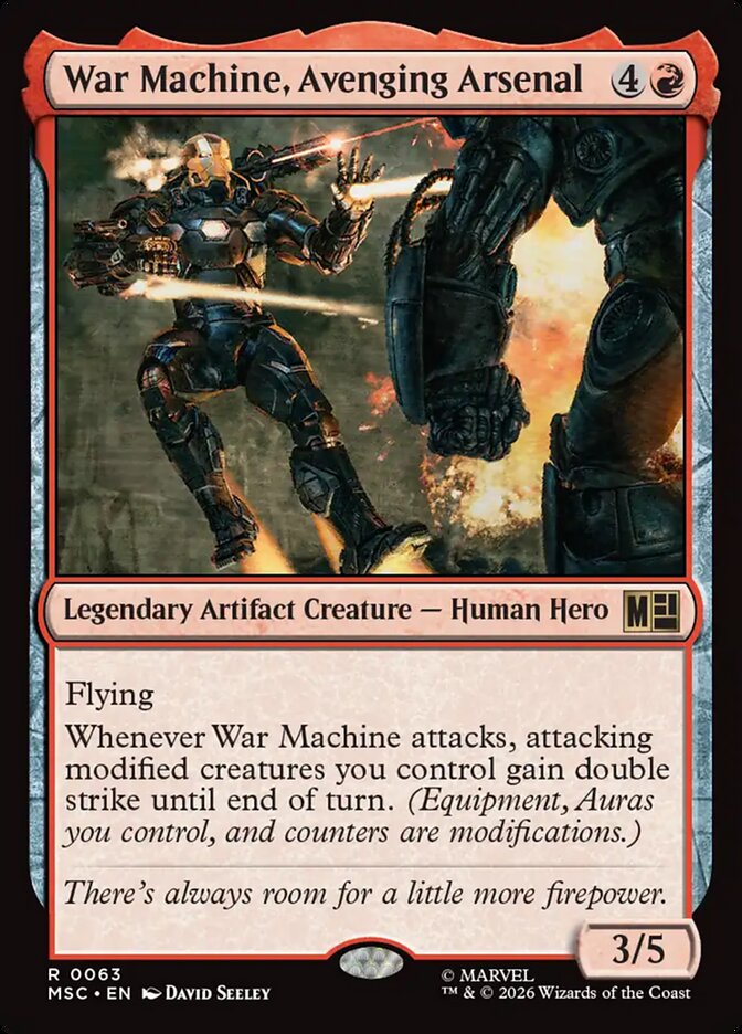 War Machine, Avenging Arsenal [ #0063 Surge Foil ] (MSC-R)