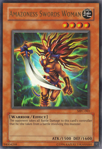Amazoness Swords Woman (MFC-061) Ultra Rare - Light Play Unlimited