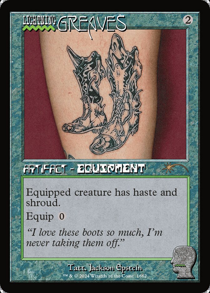 Lightning Greaves [#1662] (SLD-R-FOIL)