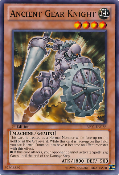 Ancient Gear Knight (BP02-EN056) Common - Near Mint 1st Edition