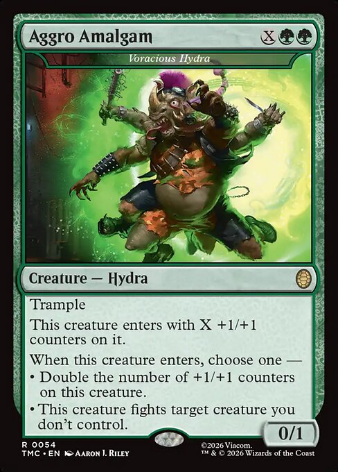 Aggro Amalgam - Voracious Hydra [ #0054 ] (TMC-R)