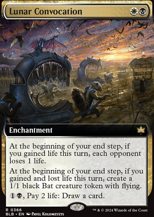 Lunar Convocation [#0366 Extended Art] (BLB-R-FOIL)