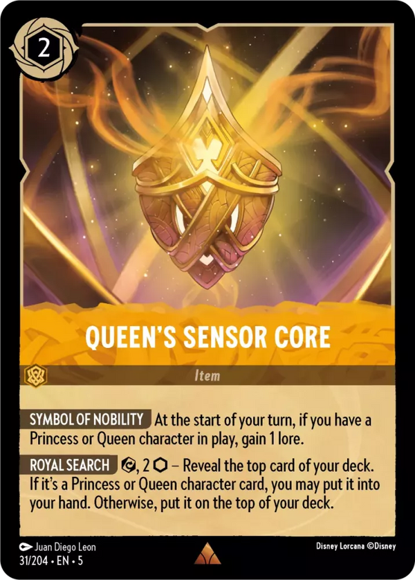 Queen's Sensor Core (Shimmering Skies 031/204) Rare - Near Mint