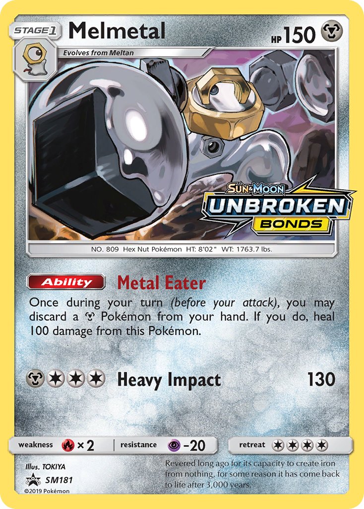 Melmetal (Prerelease) - SM181 (SM:PR) Promo - Near Mint Holofoil