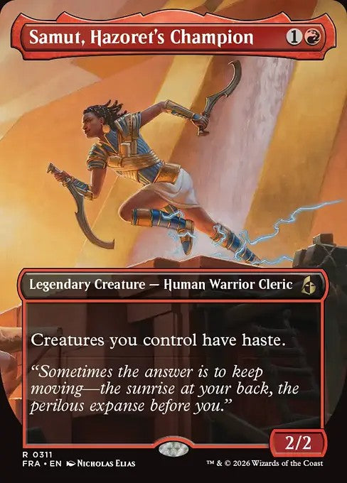 Samut, Hazoret's Champion [ #0311 Borderless Echoed Pairs ] (FRA-R)