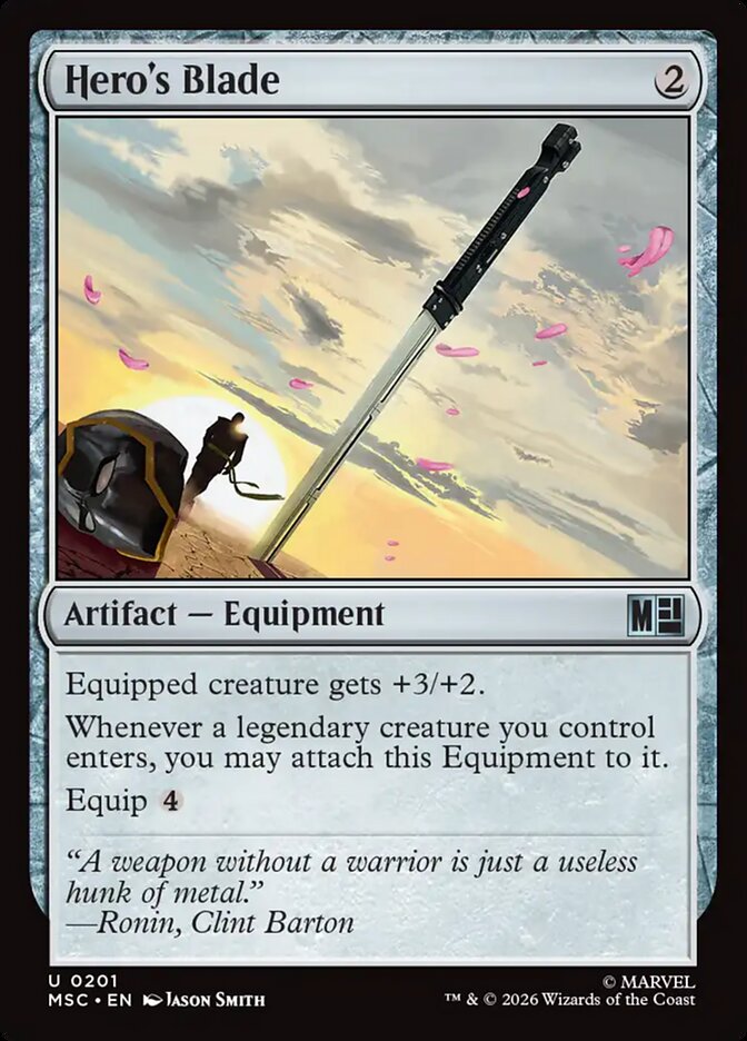 Hero's Blade [ #0201 Surge Foil ] (MSC-U)