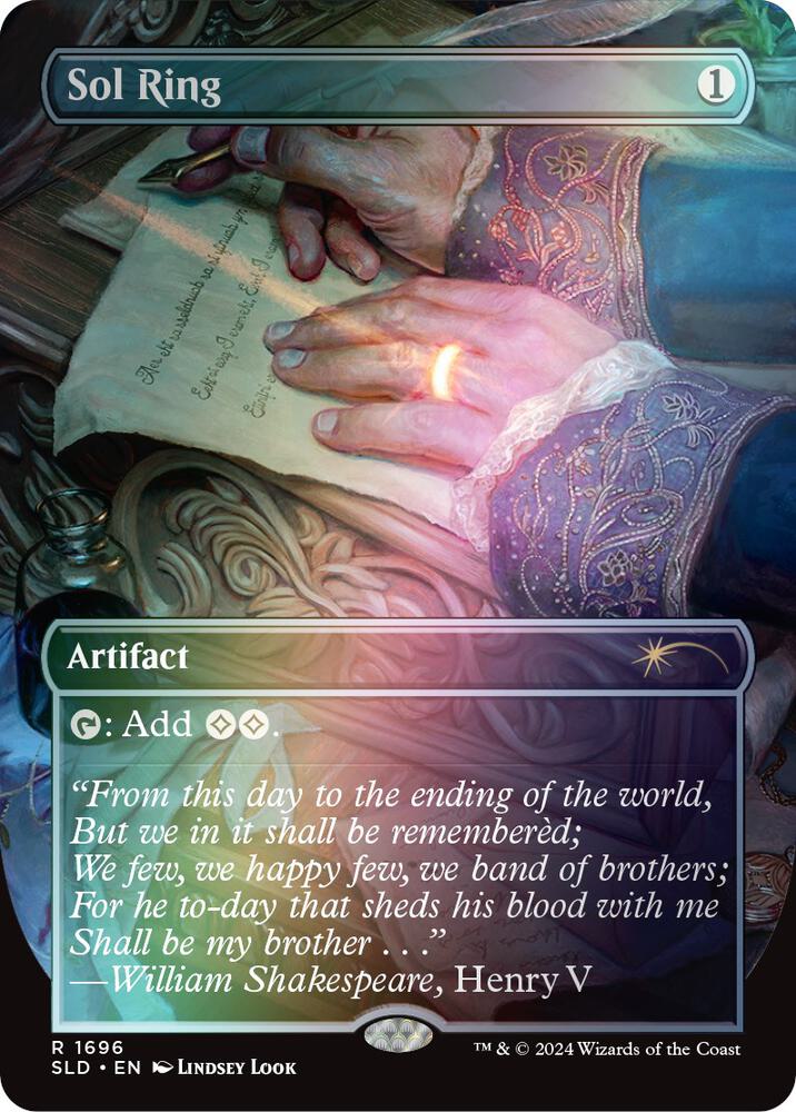 Sol Ring [ #1696 ] (SLD-R-FOIL) Damaged