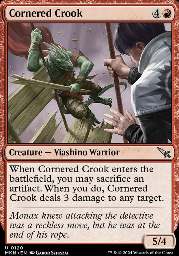 Cornered Crook [#0120] (MKM-U)