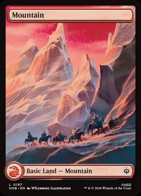Mountain [ #0197 Full Art ] (HOB-L)
