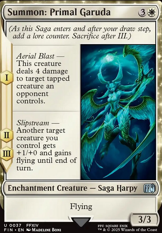 Summon: Primal Garuda [ #0037 ] (FIN-U)