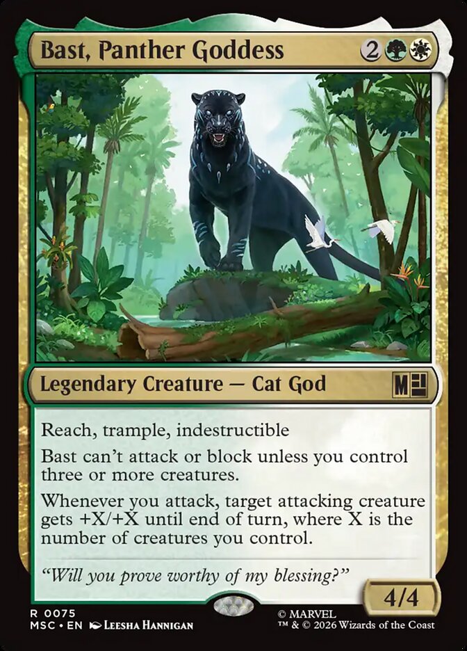 Bast, Panther Goddess [ #0075 Surge Foil ] (MSC-R)