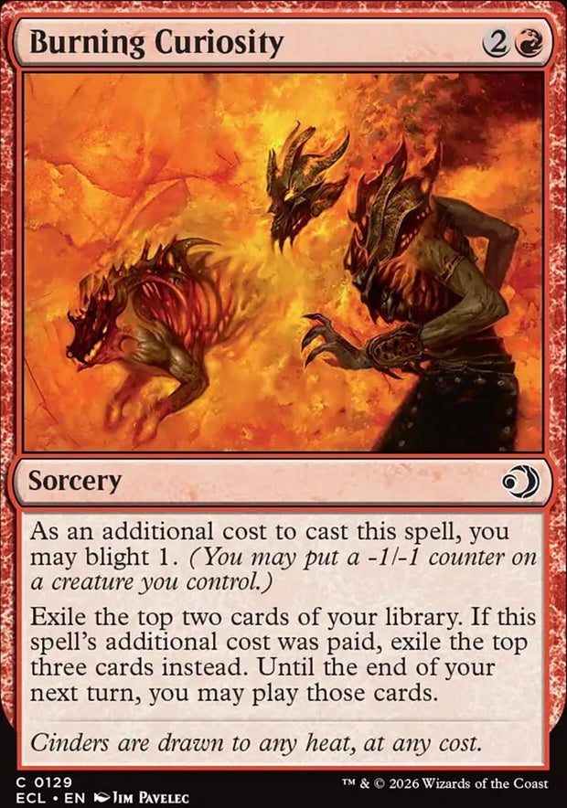 Burning Curiosity [ #0129 ] (ECL-C)
