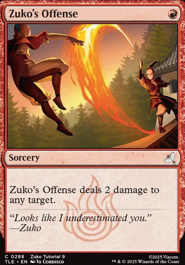 Zuko's Offense [ #0288 ] (TLE-C)