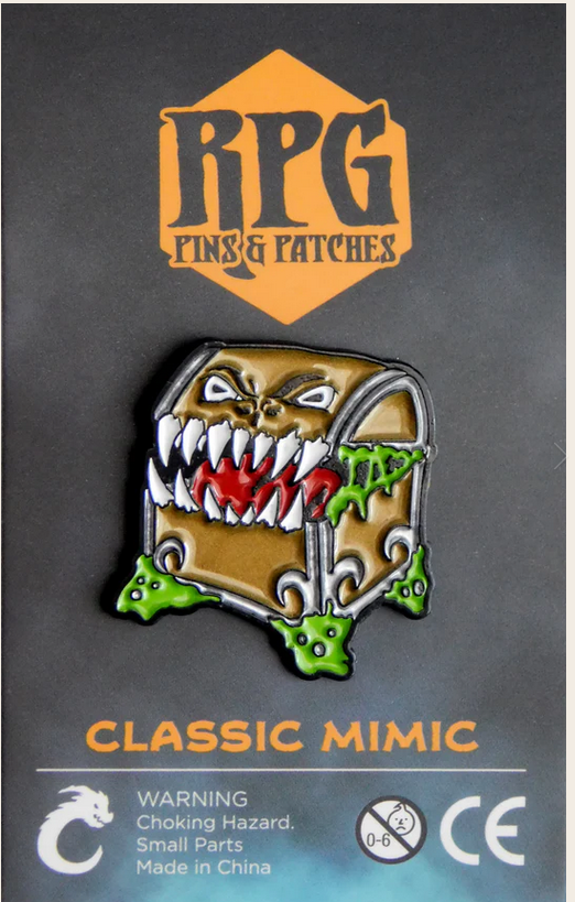 RPG Pins: Mimic - Classic Gold