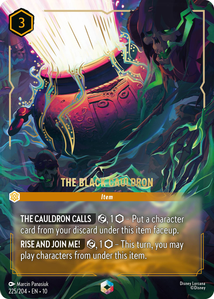 The Black Cauldron (225/204 - Whispers in the Well) Enchanted