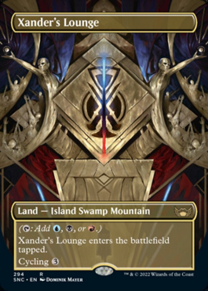 Xander's Lounge [ #294 Alternate-Art Borderless ] (SNC-R)