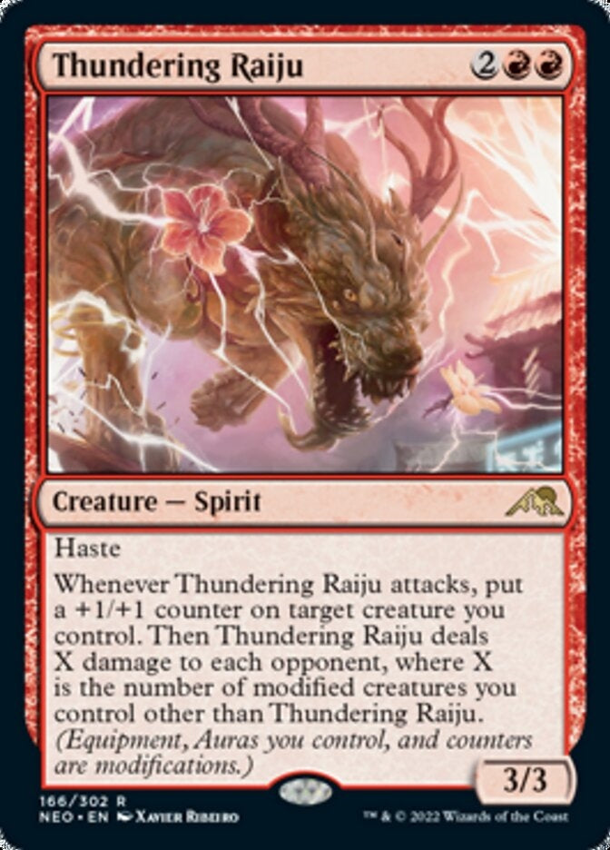 Thundering Raiju [ #166/302 ] (NEO-R)