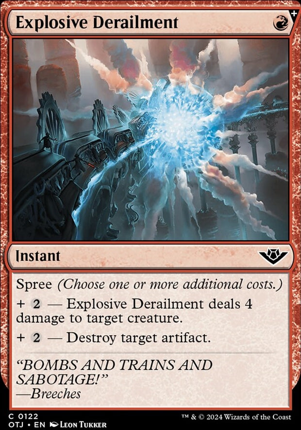 Explosive Derailment [#0122] (OTJ-C-FOIL)