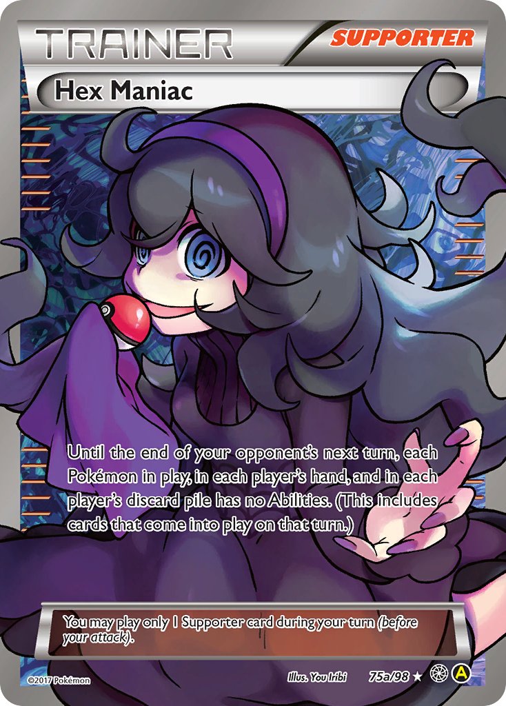 Hex Maniac (Alternate Full Art) - 075a/098 (AOR) Promo - Near Mint