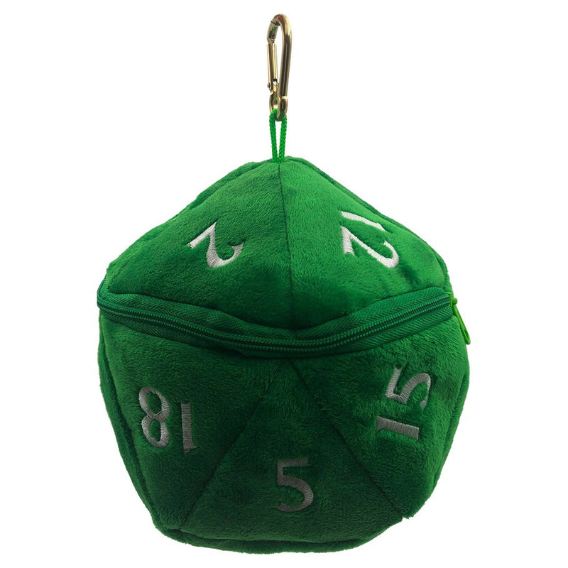 Ultra-PRO: D20 Plush Dice Bag - Green