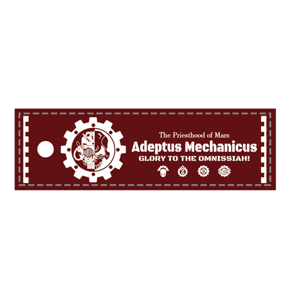 Starforged: Warhammer 40K - Forces of the Imperium Morale Velcro Patches - Adeptus Mechanicus