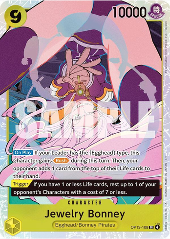 Jewelry Bonney - OP13-108 (OP13) SR - Near Mint