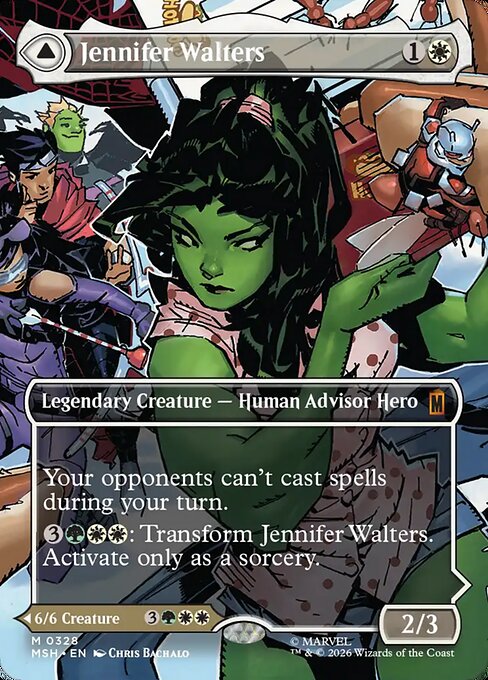 Jennifer Walters // The Sensational She-Hulk [ #0328 Borderless Scene ] (MSH-M)