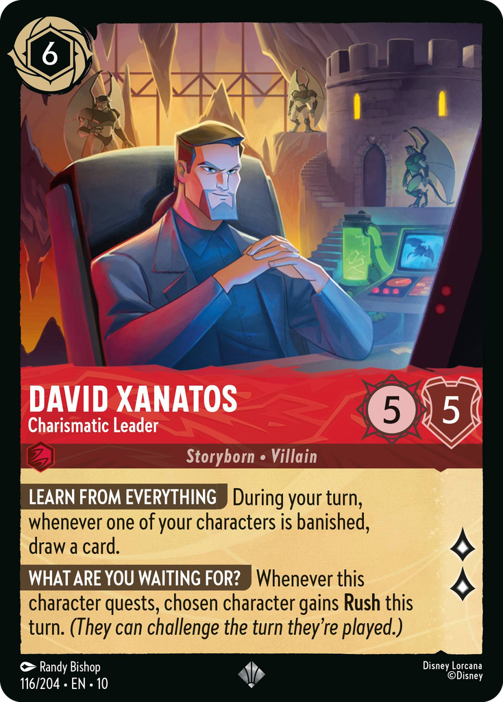 David Xanatos - Charismatic Leader (116/204 - Whispers in the Well) Super Rare