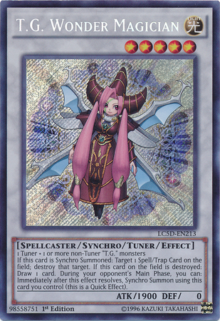 T.G. Wonder Magician (LC5D-EN213) Secret Rare - 1st Edition Near Mint