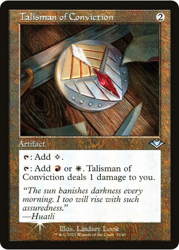 Talisman of Conviction [#33 Retro-Frame] (MH1-U-FOIL)