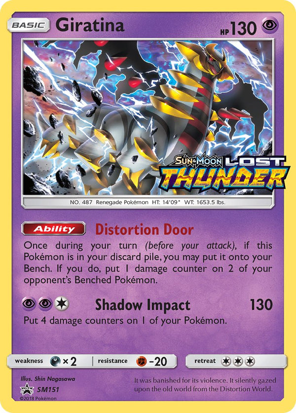 Giratina (Prerelease) - SM151 (SM:PR) Promo - Near Mint Holofoil