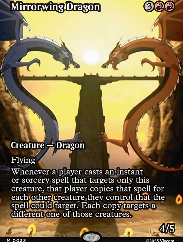 Mirrorwing Dragon [ #0033 Borderless ] (TLE-M)