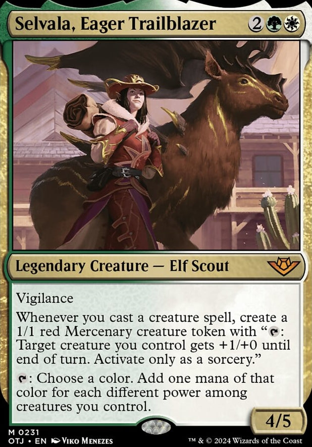Selvala, Eager Trailblazer [#0231] (OTJ-M-FOIL)