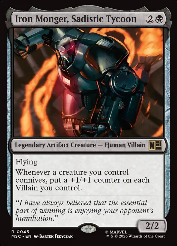 Iron Monger, Sadistic Tycoon [ #0045 Surge Foil ] (MSC-R)