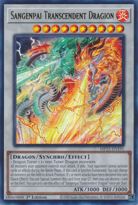 Sangenpai Transcendent Dragion (MP25-EN191)