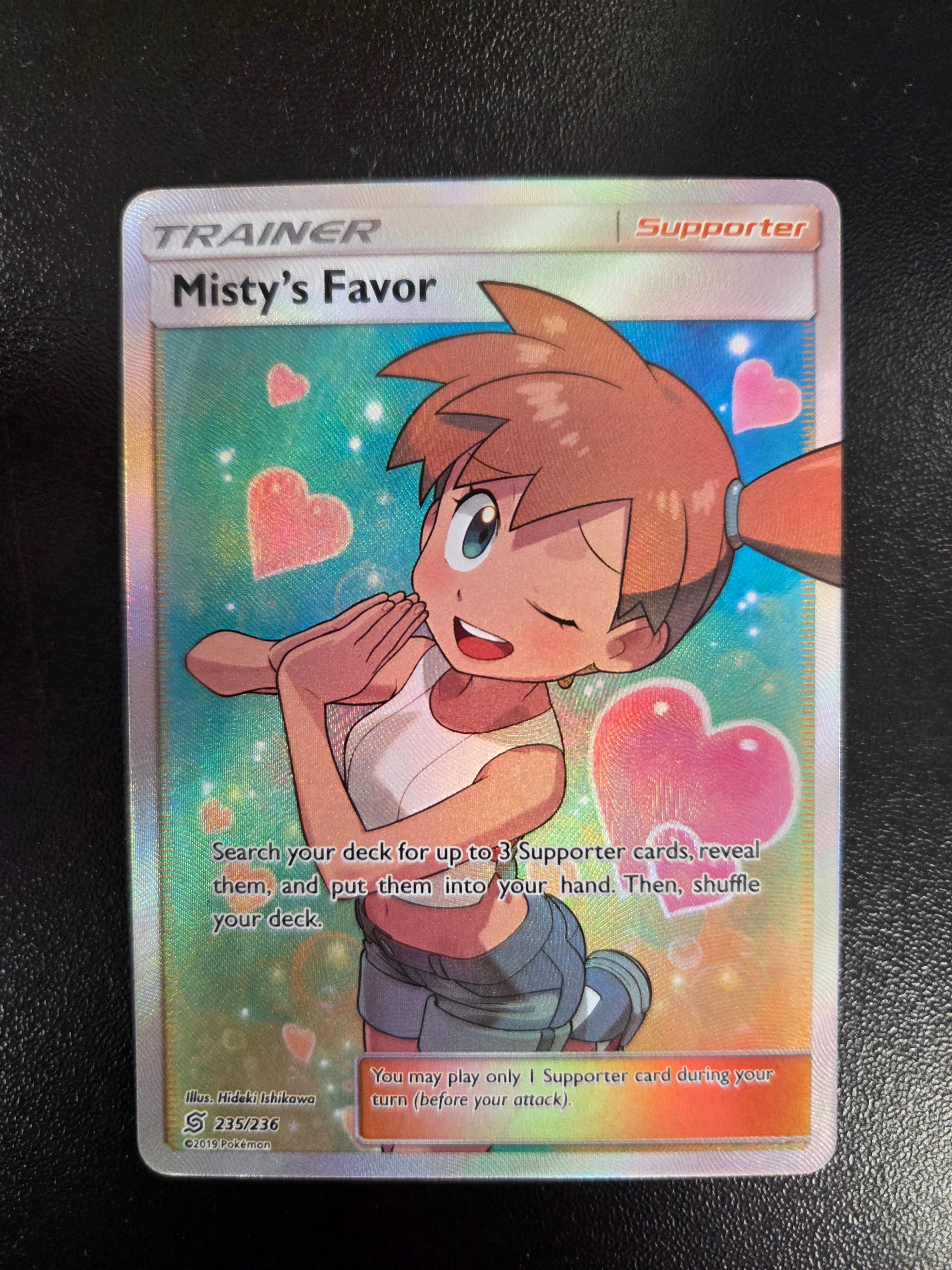 Misty's Favor (235/236) Full Art - Light Played