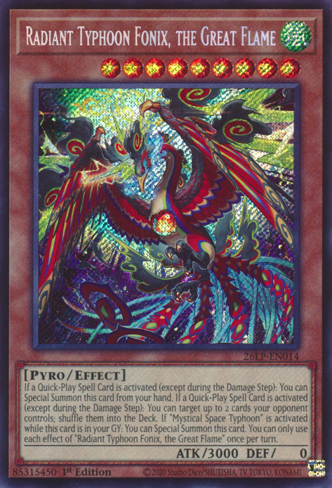 Radiant Typhoon Fonix, the Great Flame (26LP-EN014)
