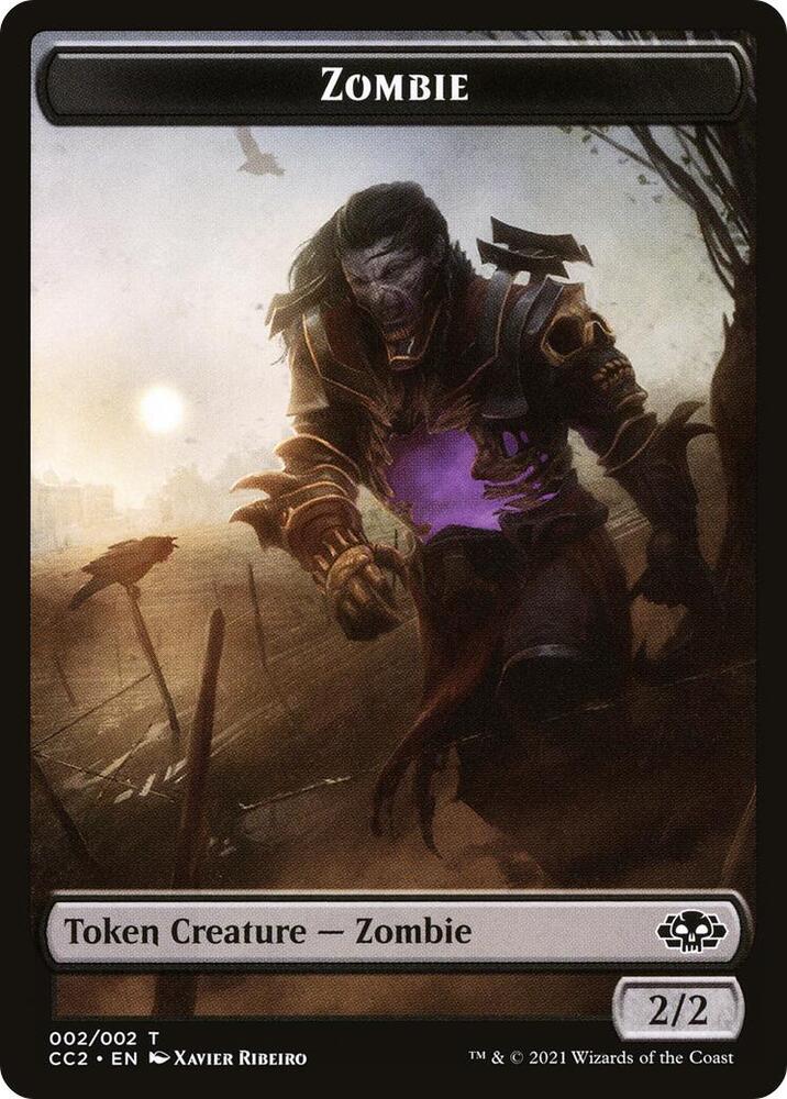 Snake // Zombie Double-Sided Token (CC2-R)
