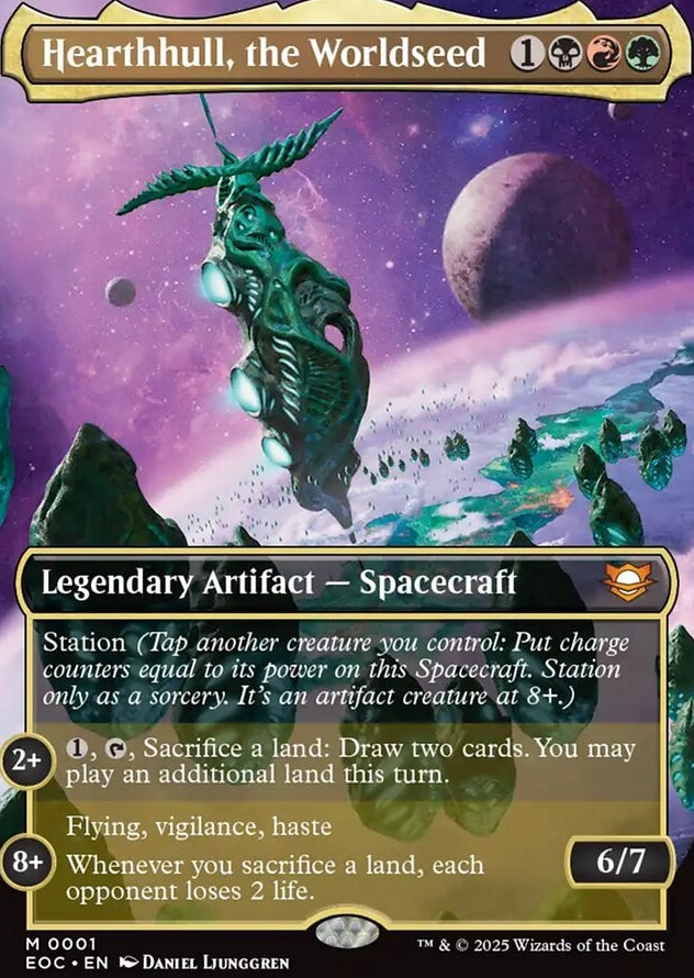 Hearthhull, the Worldseed [ #0001 Borderless ] (EOC-M)