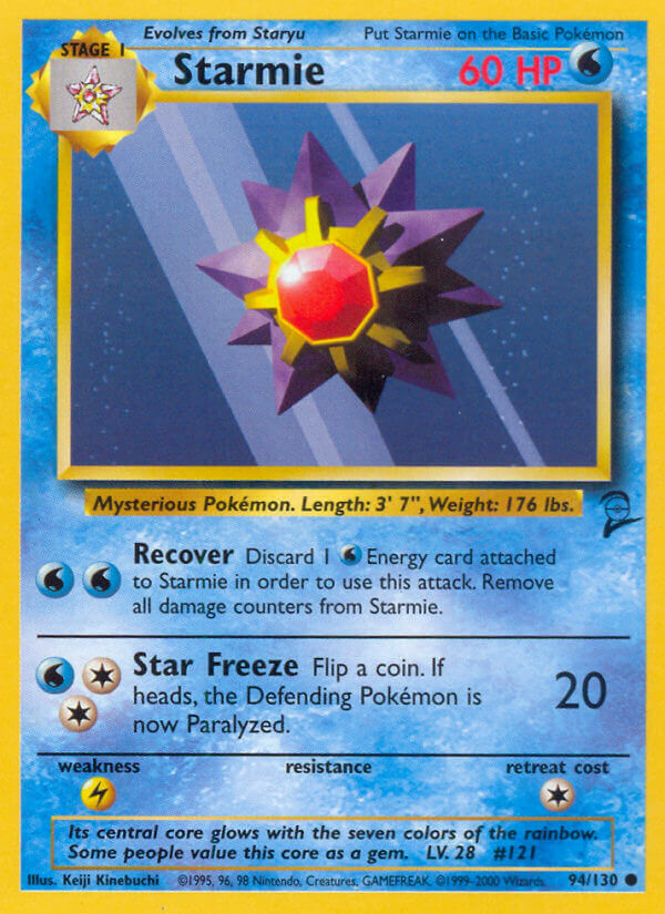 Starmie - 094/130 (BS2) Common - Near Mint