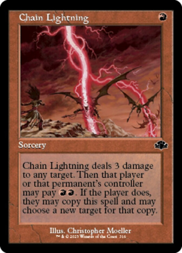 Chain Lightning [#316 Old Frame Bonus Sheet] (DMR-C)