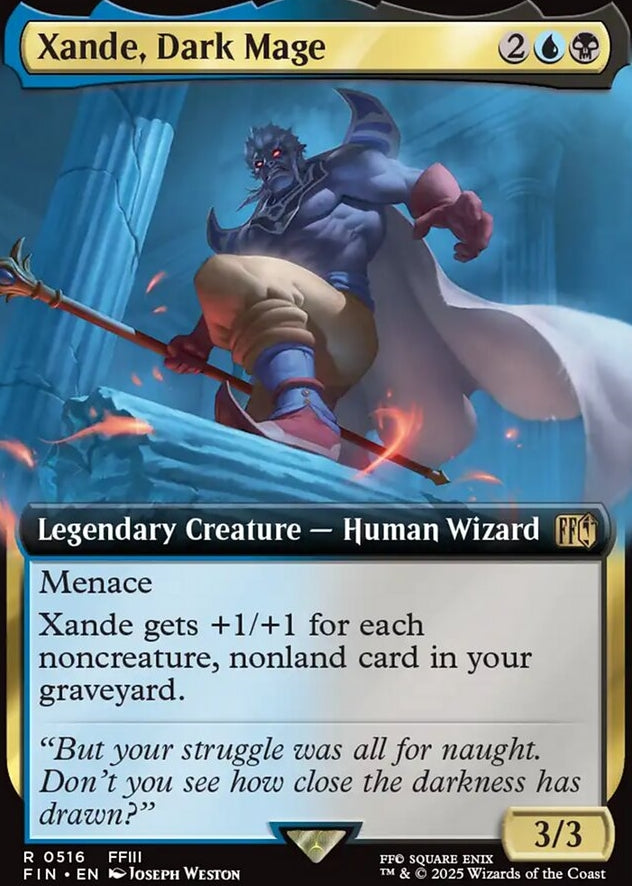 Xande, Dark Mage [ #0516 Extended Art ] (FIN-R)